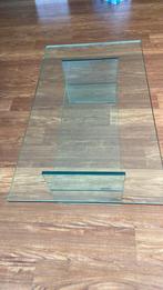 Glazen tafel 120/70, Huis en Inrichting, Ophalen, 100 tot 150 cm, 50 tot 100 cm, Zo goed als nieuw
