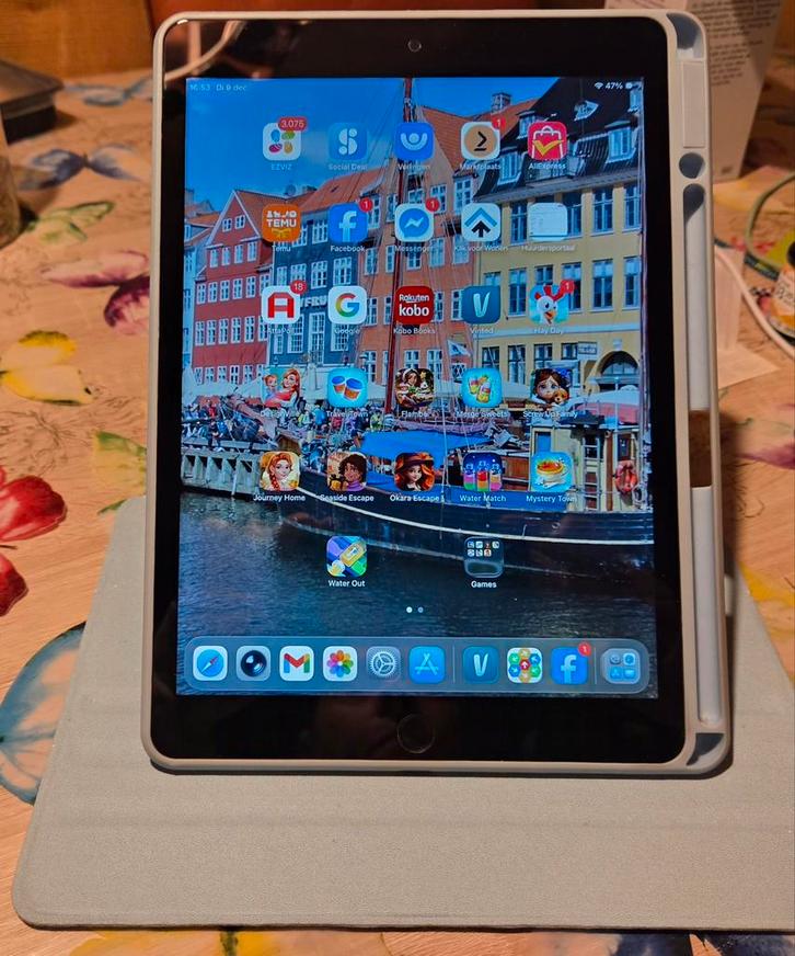 Apple iPad 9e generatie 64GB, Computers en Software, Apple iPads, Gebruikt, Apple iPad, Wi-Fi, 10 inch, 64 GB, Grijs, Ophalen