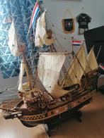 Schip Zeilschip uit de VOC tijd. Houten Modelboot, Ophalen, Gebruikt