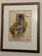 Corneille - Cubana Litho met Lijst, Antiek en Kunst, Ophalen