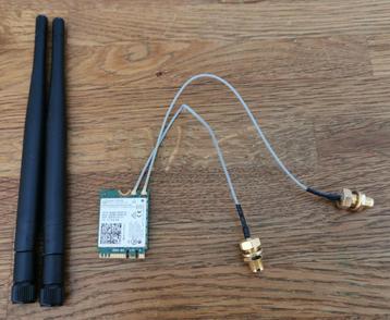 Intel Dual Band Wireless-AC 3165 wifi module 5G - 2 antennes beschikbaar voor biedingen