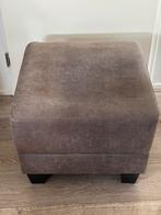 Hocker leder, Huis en Inrichting, Ophalen of Verzenden, Zo goed als nieuw, Vierkant