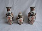 Vaas, 3 stuks, Japans porselein, antiek, Ophalen of Verzenden
