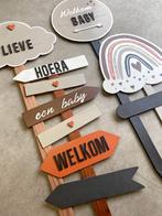 Huur een geboortebord bij Rechtop, Kinderen en Baby's, Kraamcadeaus en Geboorteborden, Ophalen, Nieuw, Geboortebord