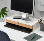 Te Koop Monitorstandaard Met Lade Wit Ikea, Ophalen, Zo goed als nieuw