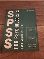 SPSS for Psychologists - 6th Edition, Ophalen of Verzenden, Zo goed als nieuw, Nicola Brace, Richard Kemp, Rosemary Snelgar
