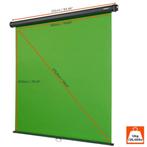 celexon Rollo Chroma Key Green Screen 200 x 190cm, Audio, Tv en Foto, Fotografie | Fotostudio en Toebehoren, Achtergrond, Zo goed als nieuw