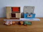 Antiek speelgoed, poppenhuis., Verzamelen, Ophalen of Verzenden, Gebruikt, Poppenhuis