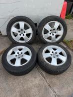 Audi A4 Michelin Winterbanden met Velg - 215 55 R16, Auto-onderdelen, Banden en Velgen, Gebruikt, 16 inch, Banden en Velgen, Personenwagen