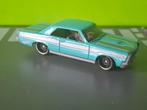 Hotwheels - 1965 Pontiac GTO [blauw] 1/64, Ophalen of Verzenden, Gebruikt, Auto