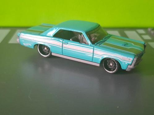 Hotwheels - 1965 Pontiac GTO [blauw] 1/64, Hobby en Vrije tijd, Modelauto's | Overige schalen, Gebruikt, Auto, Ophalen of Verzenden