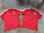 Rood umbro shirt met pringles en leem mt s/m, Ophalen of Verzenden, Zo goed als nieuw, Shirt