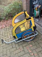 Fietskar voor kinderen, Fietsen en Brommers, Fietsaccessoires | Aanhangers en Karren, Gebruikt, Opvouwbaar, 20 tot 40 kg, Ophalen of Verzenden