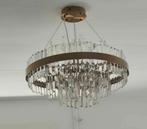 Moderne Gouden Kroonluchter, Huis en Inrichting, Lampen | Kroonluchters, Ophalen of Verzenden