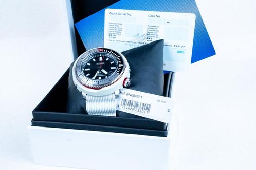 Seiko SNE545P1 White Baby Tuna, Sieraden, Tassen en Uiterlijk, Horloges | Heren, Zo goed als nieuw, Polshorloge, Seiko, Staal