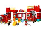 Duplo 10593 brandweerstation, Kinderen en Baby's, Speelgoed | Duplo en Lego, Ophalen, Zo goed als nieuw, Complete set, Duplo