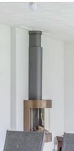 Bellfire gashanghaard Free Bell koperkleur, Huis en Inrichting, Haarden, Ophalen, Gebruikt, Gashaard