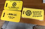 3 x Vintage zitkussen schuim roda jc rjc amstel cup uefa, Ophalen of Verzenden, Gebruikt, Roda JC, Vaantje of Sjaal