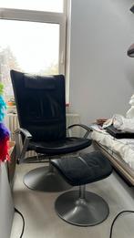 Retro designerstoel, Huis en Inrichting, Fauteuils, Ophalen, Leer, Zo goed als nieuw, Retro