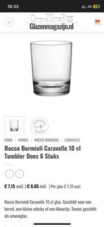 240x Bormioli Rocco Glazen - 10 cm, Ophalen, Zo goed als nieuw