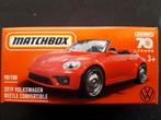 Matchbox VW Beetle Convertible ’19 rood - Nieuw in doos, Ophalen of Verzenden, Nieuw, Auto