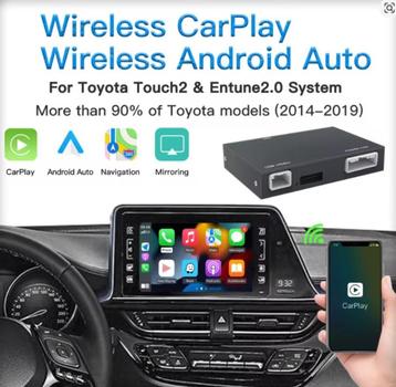 Toyota CHR Rav4 Tundra draadloos apple carplay androidauto beschikbaar voor biedingen