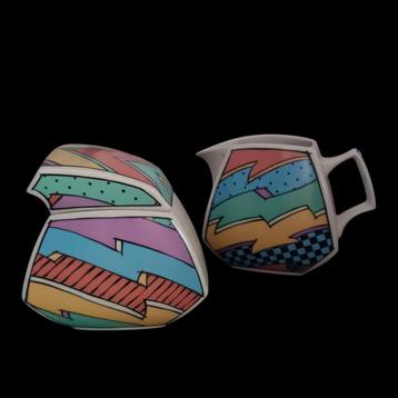Rosenthal Flash melk- en suikerstel – Dorothy Hafner (1980s) beschikbaar voor biedingen