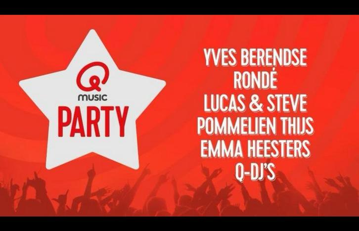 Q Music Party 2 kaarten te koop, Tickets en Kaartjes, Overige Tickets en Kaartjes