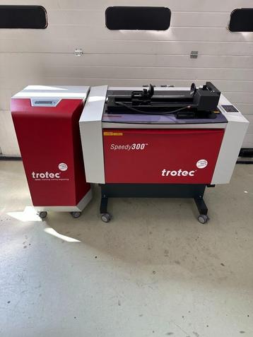 trotec speedy 300 30 watt, atmos afzuiger, rondgraveermodule beschikbaar voor biedingen
