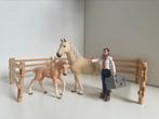 Schleich Trakehner paarden & dierenarts set 72119 zeldzaam, Paard, Ophalen of Verzenden, Zo goed als nieuw, Beeldje of Figuurtje