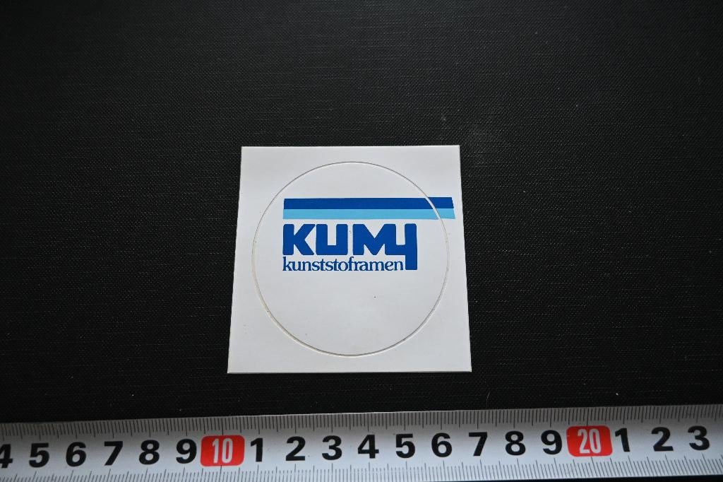 sticker logo KUMIJ kunststoframen kozijnen groningen, Ophalen, Zo goed als nieuw