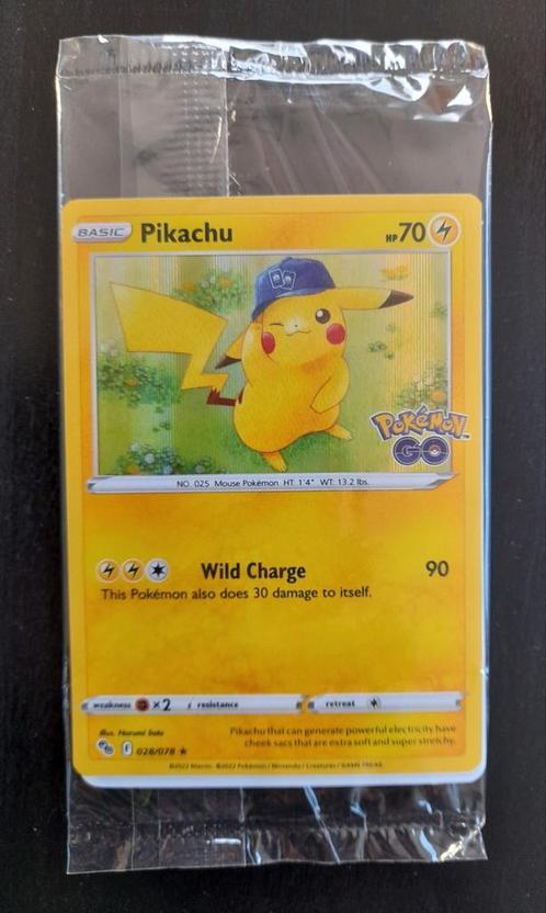 Sealed pikachu promo - pokémon Go - intertoys, Hobby en Vrije tijd, Verzamelkaartspellen | Pokémon, Zo goed als nieuw, Losse kaart