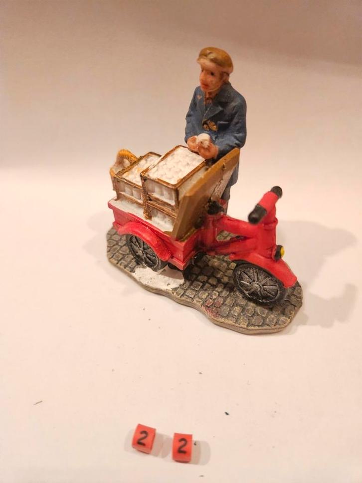 Typisch Hollands Kerstdorp poppetjes Figuurtjes Lemax, Diversen, Kerst, Zo goed als nieuw, Ophalen