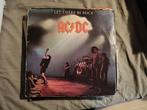 2 AC/DC Lp's vinyl, oud, Let there be Rock, Back in Black, Ophalen, Gebruikt, Rock-'n-Roll