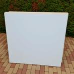 4 MDF-platen 95x90x2 cm wit gegrond — nette staat, Ophalen, Gebruikt, Overige materialen, 20 tot 50 mm