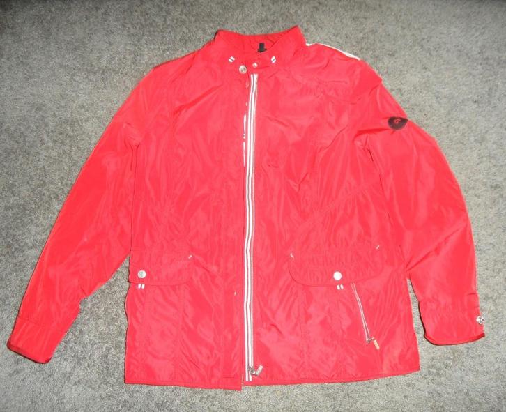 Prima felrode (tussen)jas van Barbara Lebek, maat 44, Kleding | Dames, Jassen | Winter, Zo goed als nieuw, Maat 42/44 (L), Rood