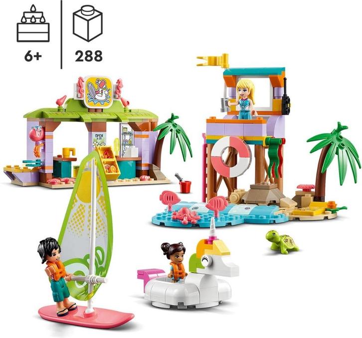 Lego 41710 Friends Surfer strandplezier, Kinderen en Baby's, Speelgoed | Duplo en Lego, Nieuw, Lego, Complete set, Ophalen