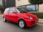 Fiat Cinquecento Sporting 1.1 1996 Rood uniek! Nieuwstaat, Auto's, Voorwielaandrijving, 735 kg, 54 pk, Zwart