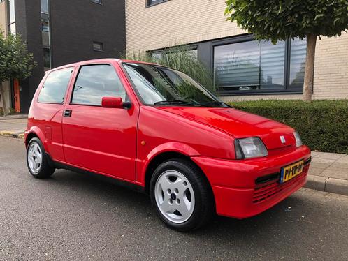 Fiat Cinquecento Sporting 1.1 1996 Rood uniek! Nieuwstaat, Auto's, Fiat, Particulier, Cinquecento, Benzine, Hatchback, Handgeschakeld