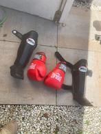 Bokshandschoenen en wcheenbeschermers, Ophalen, Zo goed als nieuw, Bokshandschoenen