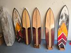 Decoratieve houten surfplank - surfboard deco 160cm OP=OP, Ophalen of Verzenden, Zo goed als nieuw