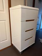 Witte Ladekast met Auto-Closure Laden, Ophalen, Overige materialen, 100 tot 150 cm, 50 tot 100 cm