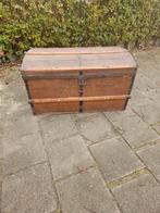 Antieke houten koffer, Antiek en Kunst, Ophalen