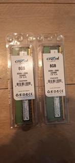16GB. Crucial CT8G4DFS8266 2x8GB, Computers en Software, RAM geheugen, DDR4, 8 GB, Ophalen of Verzenden, Zo goed als nieuw