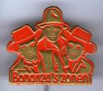 Bonanza zonen rood op koper TV/stripfiguur speldje ( R_065 ), Verzenden, Zo goed als nieuw, Figuurtje, Speldje of Pin