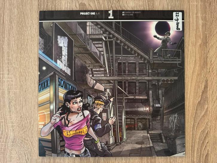 Project One – Fantasy Or Reality / It's A Sine, Cd's en Dvd's, Vinyl | Dance en House, Zo goed als nieuw, Dance Populair, 12 inch
