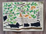 Muurstickers Kinderkamer boomtak + poezen, Ophalen of Verzenden, Nieuw, Wanddecoratie