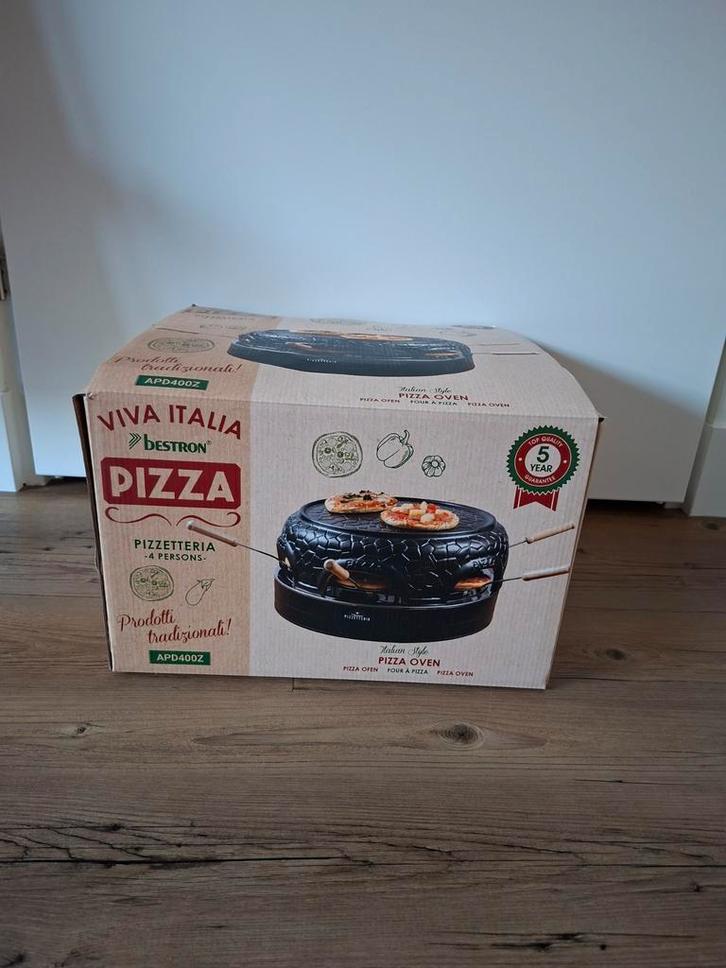 Bestron Pizza Oven 1x gebruikt, Tuin en Terras, Pizzaovens, Zo goed als nieuw, Ophalen of Verzenden