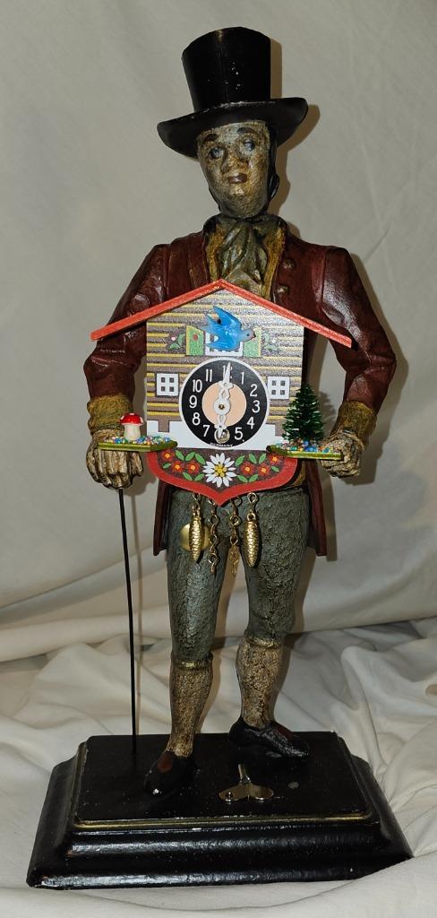 schwarzwalder klokkenmannetje, Antiek en Kunst, Antiek | Klokken, Ophalen