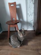 Klein houten driepotig stoeltje voor poppen/beren, Huis en Inrichting, Ophalen, Bruin, Eén